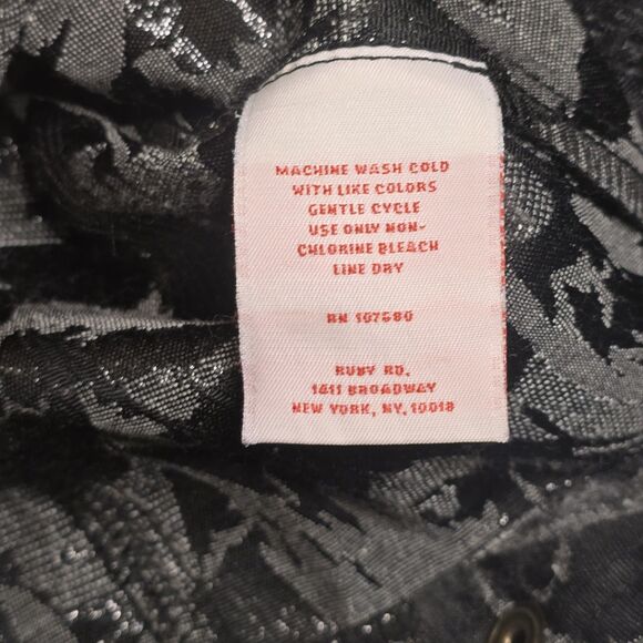 Ruby Rd. 12 Petite Black Pattern Jacket - Picture 6 of 9